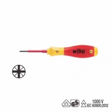 Wiha SoftFinish® Electric Torx® Screwdriver - Individually Tested Protective Insulation 1,000 V AC, VDE and GS Tested - T 5 - 03760